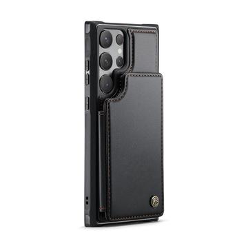 Samsung Galaxy S25 Ultra Caseme C22-etui RFID-kortpung - Sort
