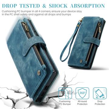 Samsung Galaxy S25 Ultra Caseme C30 Multifunktionel Pung - Blå
