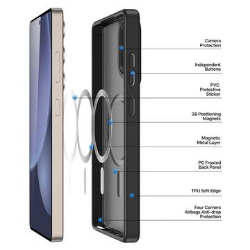 Samsung Galaxy S25 Ultra Dux Ducis Yind Hybrid Cover - MagSafe-kompatibel - Sort