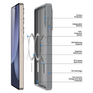 Samsung Galaxy S25 Ultra Dux Ducis Yind Hybrid Cover - MagSafe-kompatibel - Grå