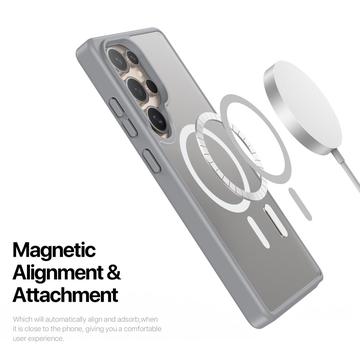 Samsung Galaxy S25 Ultra Dux Ducis Yind Hybrid Cover - MagSafe-kompatibel - Grå