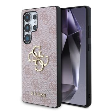 Samsung Galaxy S25 Ultra Guess 4G Big Metal Logo Hybrid Cover - Pink