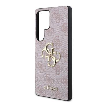 Samsung Galaxy S25 Ultra Guess 4G Big Metal Logo Hybrid Cover - Pink