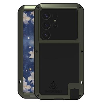 Samsung Galaxy S25 Ultra Love Mei Powerful Hybrid Cover - Grøn