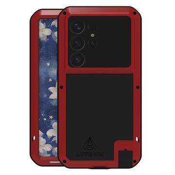Samsung Galaxy S25 Ultra Love Mei Powerful Hybrid Cover - Rød