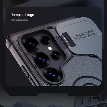 Samsung Galaxy S25 Ultra Nillkin CamShield Armor Prop Hybrid Cover - MagSafe-kompatibel - Blå