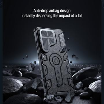 Samsung Galaxy S25 Ultra Nillkin CamShield Armor Prop Hybrid Cover - MagSafe-kompatibel - Blå