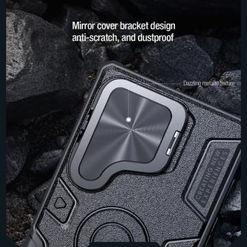 Samsung Galaxy S25 Ultra Nillkin CamShield Armor Prop Hybrid Cover - MagSafe-kompatibel - Sort