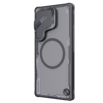 Samsung Galaxy S25 Ultra Nillkin IceBlade Prop Magnetisk Cover - MagSafe-kompatibel, skydelåg til linse - Sort