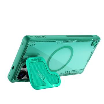 Samsung Galaxy S25 Ultra Nillkin IceBlade Prop Magnetisk Cover - MagSafe-kompatibel, skydelåg til linse - Grøn