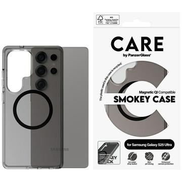 Samsung Galaxy S25 Ultra PanzerGlass Care Smokey Urban Combat Cover - MagSafe-kompatibel - Gennemsigtig sort