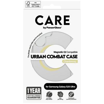 Samsung Galaxy S25 Ultra PanzerGlass Care Urban Combat Cover - MagSafe-kompatibel - Chardonnay