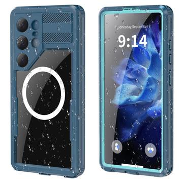 Samsung Galaxy S25 Ultra Redpepper IP68 Magnetisk vandtæt etui - Blå