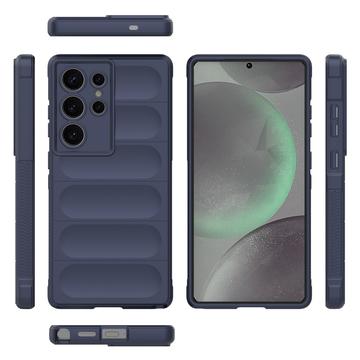 Samsung Galaxy S25 Ultra Rugged TPU Cover - Mørkeblå