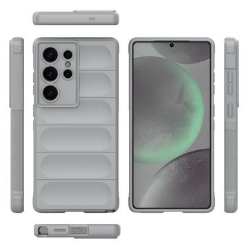 Samsung Galaxy S25 Ultra Rugged TPU Cover - Lysegrå
