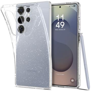 Samsung Galaxy S25 Ultra Spigen Liquid Crystal Glitter Cover - Gennemsigtig