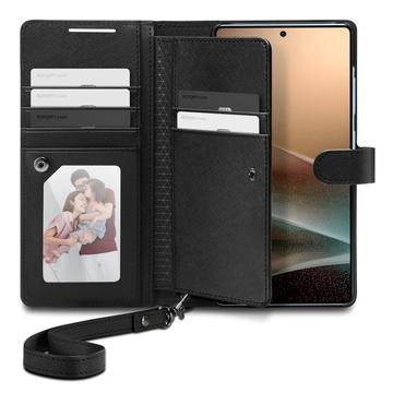 Samsung Galaxy S25 Ultra Spigen Wallet S Etui - Sort