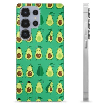 Samsung Galaxy S25 Ultra TPU Cover - Avocadomønster