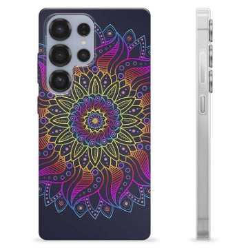 Samsung Galaxy S25 Ultra TPU Cover - Farverig Mandala