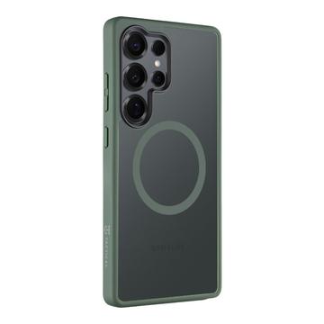 Samsung Galaxy S25 Ultra Tactical MagForce Hyperstealth Hybrid Cover - Skovgrøn