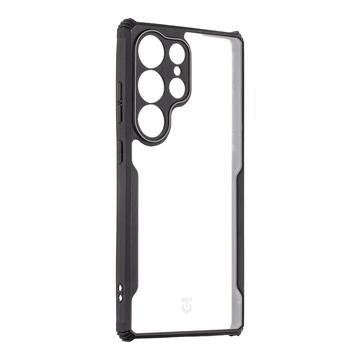 Samsung Galaxy S25 Ultra Tactical Quantum Stealth-Cover med forstærkede hjørner - klar / sort