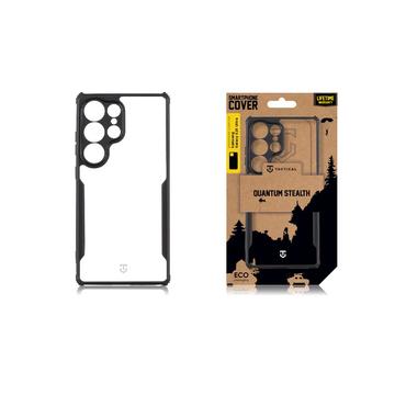 Samsung Galaxy S25 Ultra Tactical Quantum Stealth-Cover med forstærkede hjørner - klar / sort