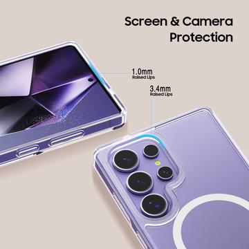 Samsung Galaxy S25 Ultra Tech-Protect Flexair Magnetisk Hybrid Cover - Gennemsigtig