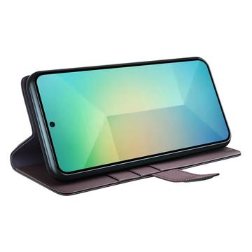 Samsung Galaxy S25 Læderpung med Stativ - Brun