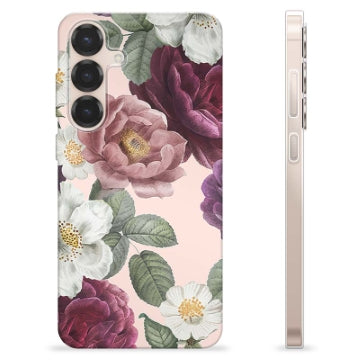Samsung Galaxy S25+ TPU Cover - Romantiske Blomster