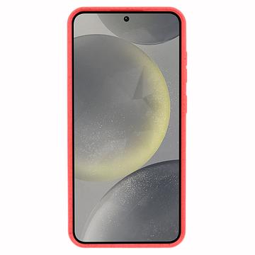 Samsung Galaxy S25+ Biologisk Nedbrydeligt Cover - Rød