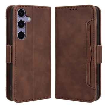 Samsung Galaxy S25+ Kortholder Pung Etui - Brun