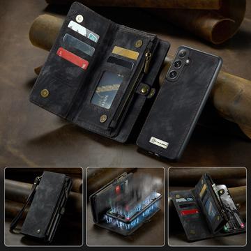 Samsung Galaxy S25+ Caseme 008 2-i-1 Multifunktionel Pung - Sort