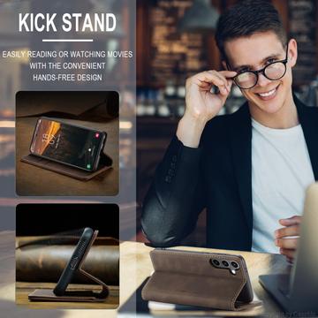 Samsung Galaxy S25+ Caseme 013 Series Pung - Kaffe