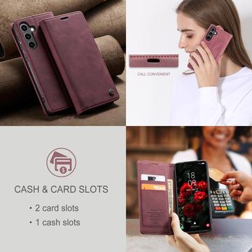 Samsung Galaxy S25+ Caseme 013 Series Pung - Vinrød