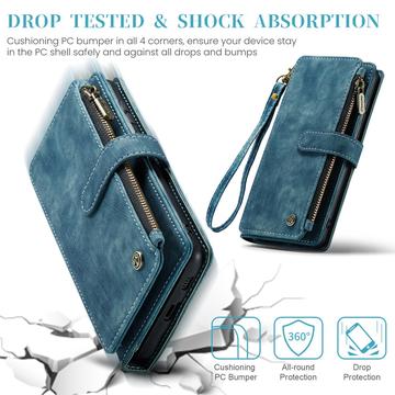 Samsung Galaxy S25+ Caseme C30 Multifunktionel Pung - Blå