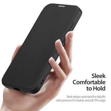 Samsung Galaxy S25+ Dux Ducis Skin X Pro Magnetisk Flip Cover - Sort