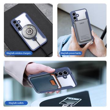Samsung Galaxy S25+ Dux Ducis Skin X Pro Magnetisk Flip Cover - Blå