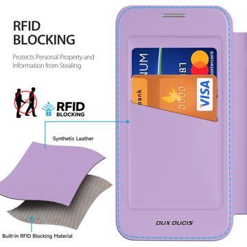 Samsung Galaxy S25+ Dux Ducis Skin X Pro Magnetisk Flip Cover - Lilla
