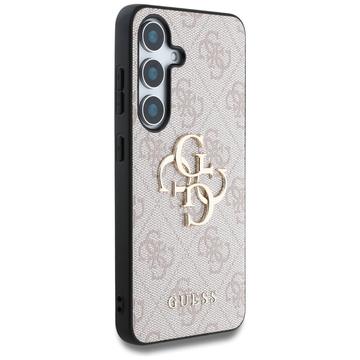 Samsung Galaxy S25+ Guess 4G Big Metal Logo Hybrid Cover - Pink