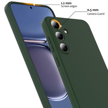 Samsung Galaxy S25+ Liquid Silikone Cover - MagSafe Kompatibel - Mørkegrøn