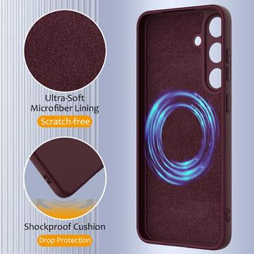 Samsung Galaxy S25+ Liquid Silikone Cover - MagSafe Kompatibel - Vinrød