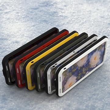 Samsung Galaxy S25+ Love Mei Powerful Hybrid Cover - Sølv