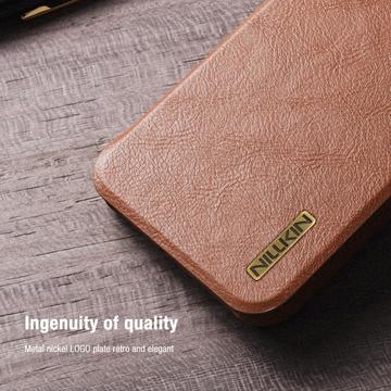 Samsung Galaxy S25+ Nillkin Qin Pro Flip Cover - Brun