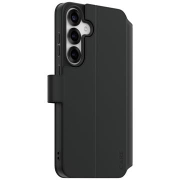 Samsung Galaxy S25+ PanzerGlass Care Feature Pung etui med stativ - Sort