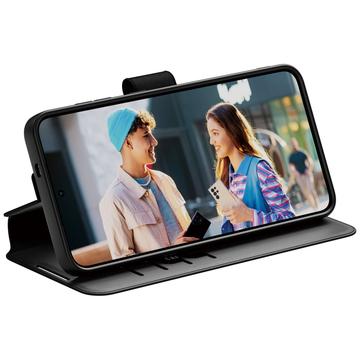 Samsung Galaxy S25+ PanzerGlass Care Feature Pung etui med stativ - Sort