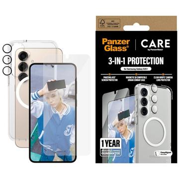 Samsung Galaxy S25+ PanzerGlass Care Flagship 3-i-1-pakke - Klar