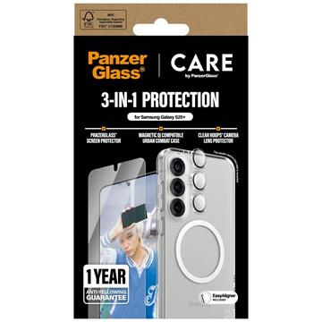 Samsung Galaxy S25+ PanzerGlass Care Flagship 3-i-1-pakke - Klar