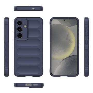 Samsung Galaxy S25+ Rugged TPU Cover - Mørkeblå