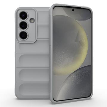 Samsung Galaxy S25+ Rugged TPU Cover - Lysegrå