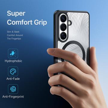 Samsung Galaxy S26 Dux Ducis Aimo Hybrid Cover - Kompatibel med MagSafe - Sort
